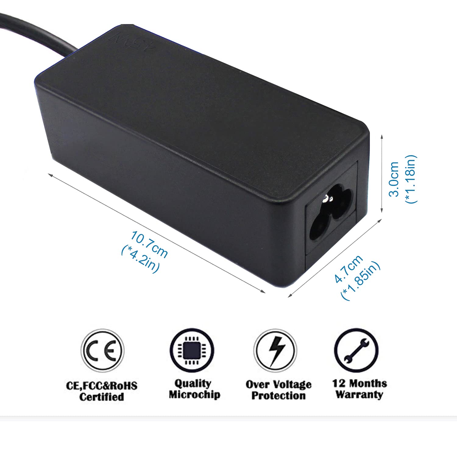 65W Ac Adapter Compatible With Dell Chromebook 11 3180 3189 3120 Inspiron 15 3542 3521 N5050 Latitude E7250 E5430 E5470 E7440 E7