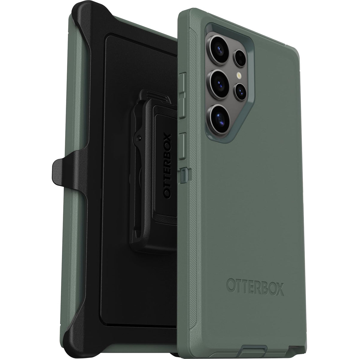 Otterbox Samsung Galaxy S24 Ultra Defender Series Case   Forest Ranger (Green), Rugged & Durable, With Port Protection, Includes