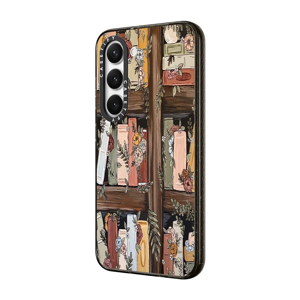 Casetify Impact Samsung Galaxy S23+ Case [4X Military Grade Drop Tested / 8.2Ft Drop Protection]   Bookshelf Garden By Kt'S Canv