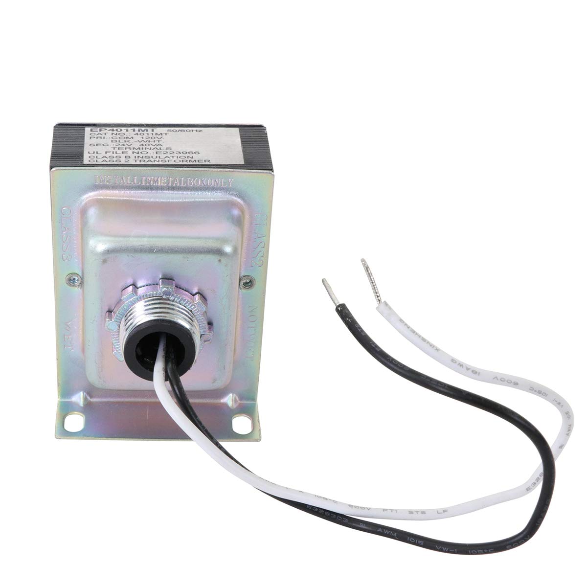 Endurance Pro 24V 40Va Thermostat Doorbell Transformer, Power Supply Adapter Compatible With Nest, Ecobee, Sensi, Honeywell Ther