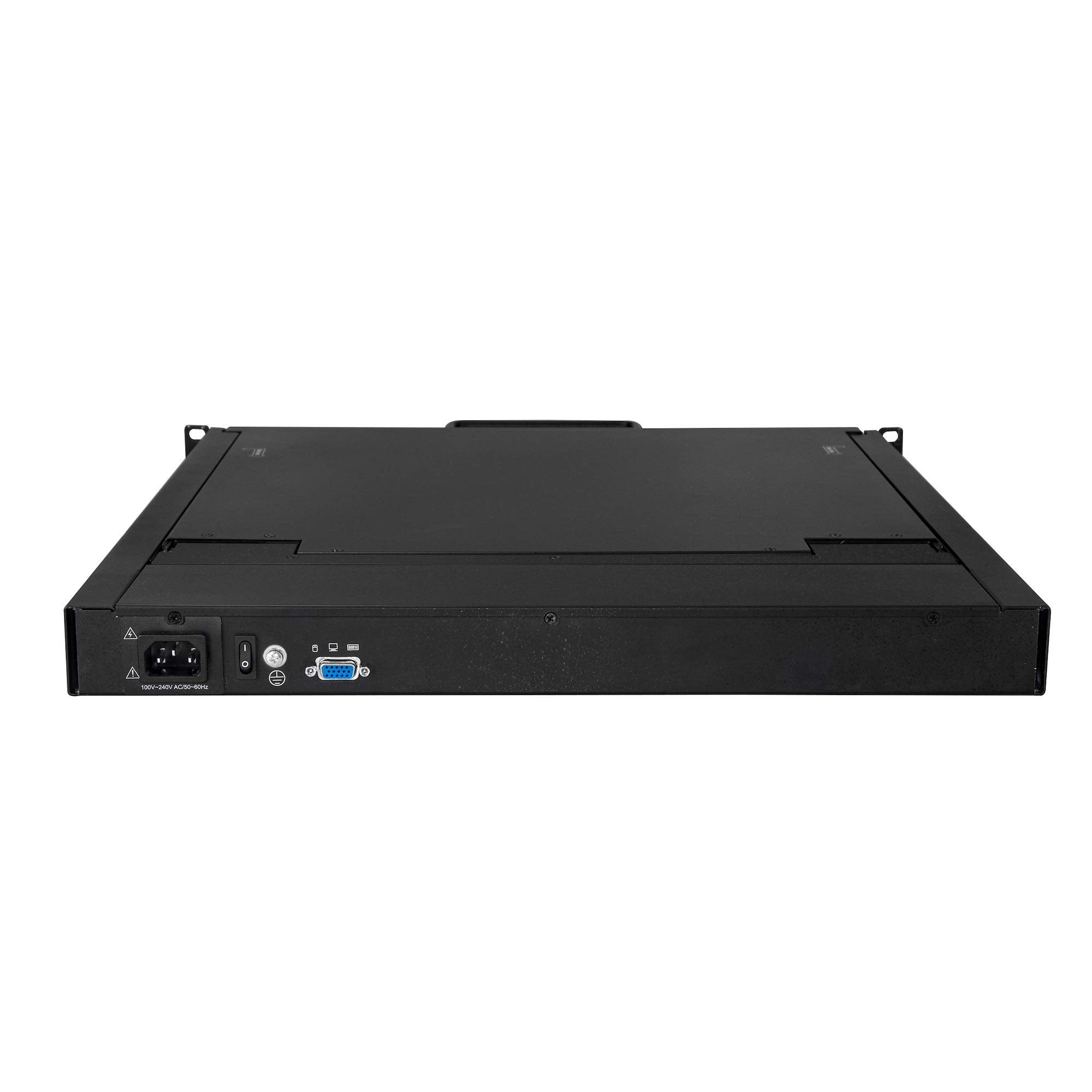 Startech.Com Rackmount Kvm Console   1U 19'' Lcd Monitor Single Port Vga Kvm Server Rack Drawer Includes Cables & Hardware   Usb
