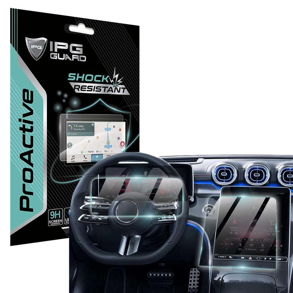 IPG ProActive for Mercedes Benz 2021 / 2024 C-Class GLC C300 300 C400 C63 S Class W223 W206 11.9 Inch Navigation -12.3 Inch Dash