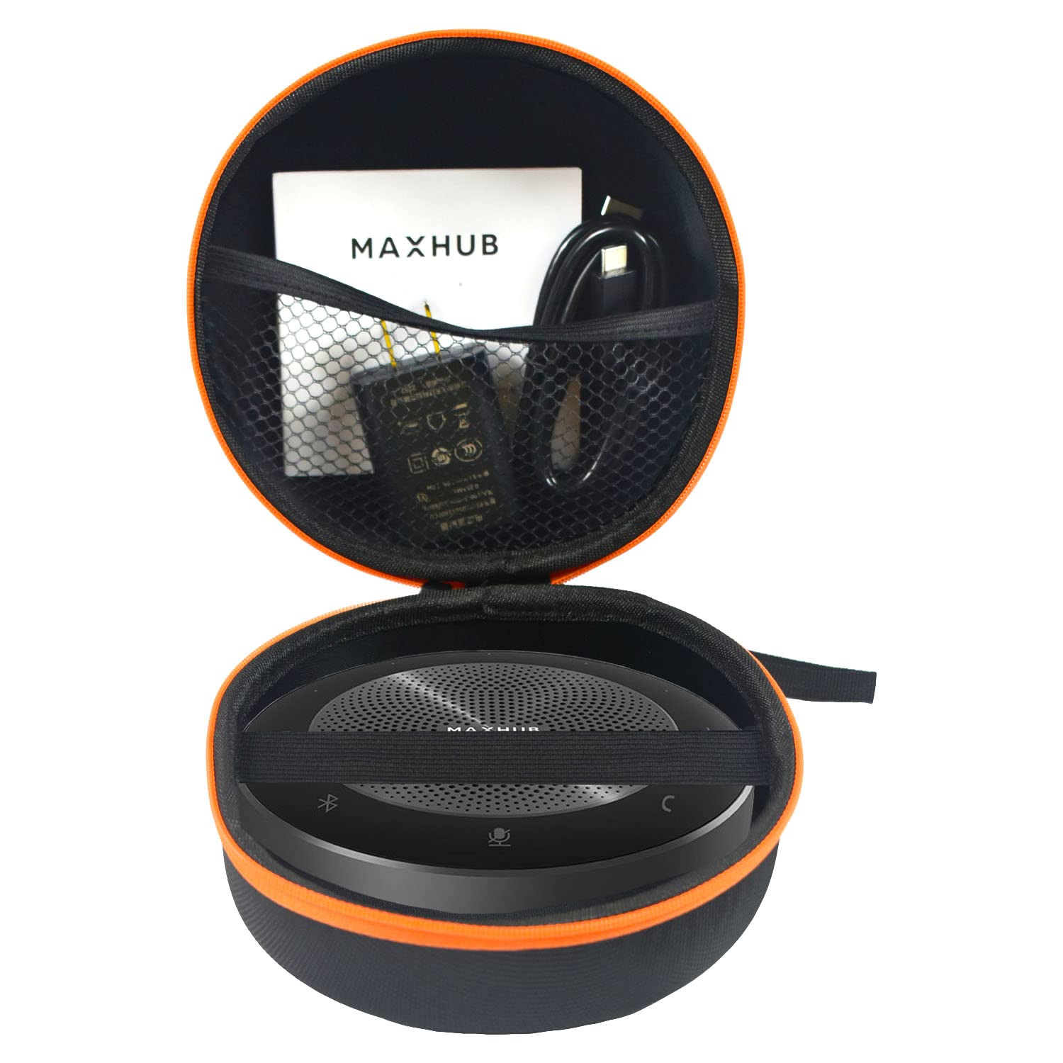 Conference Speakerphone Case Hard Travel Carring Case For Speakerphone Jabra Speak 510 410 Emeet Mm0 M2 M1A Airhug Anker Powerco