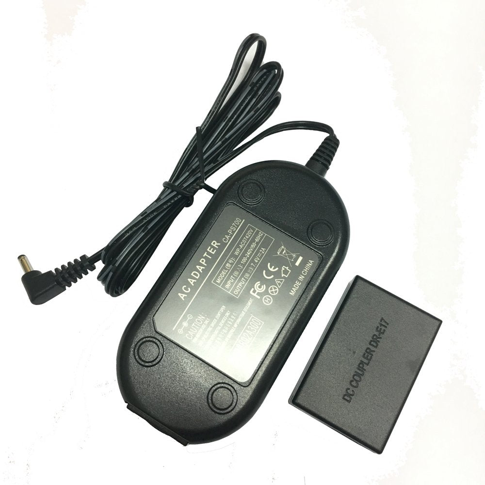 Ack E17 Replacement Ac Power Adapter Kit/Charger For Canon Eos M3, M5, M6,(Not Fit Eos Rp) Mirrorless Digital Cameras (With Dc C