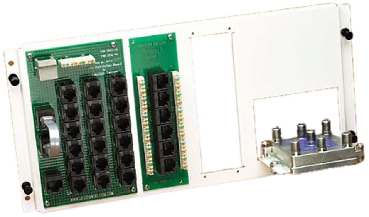 Leviton 47606-AHT WH DISTPNL ADV TELVID 1XCAT5 1X6WAY SPLT