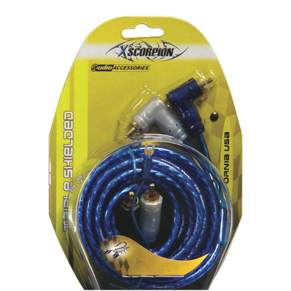 Xscorpion 1.5TR Rca Cable 1.5 Xscorpion Blue Triple Shielded W/remote Wire