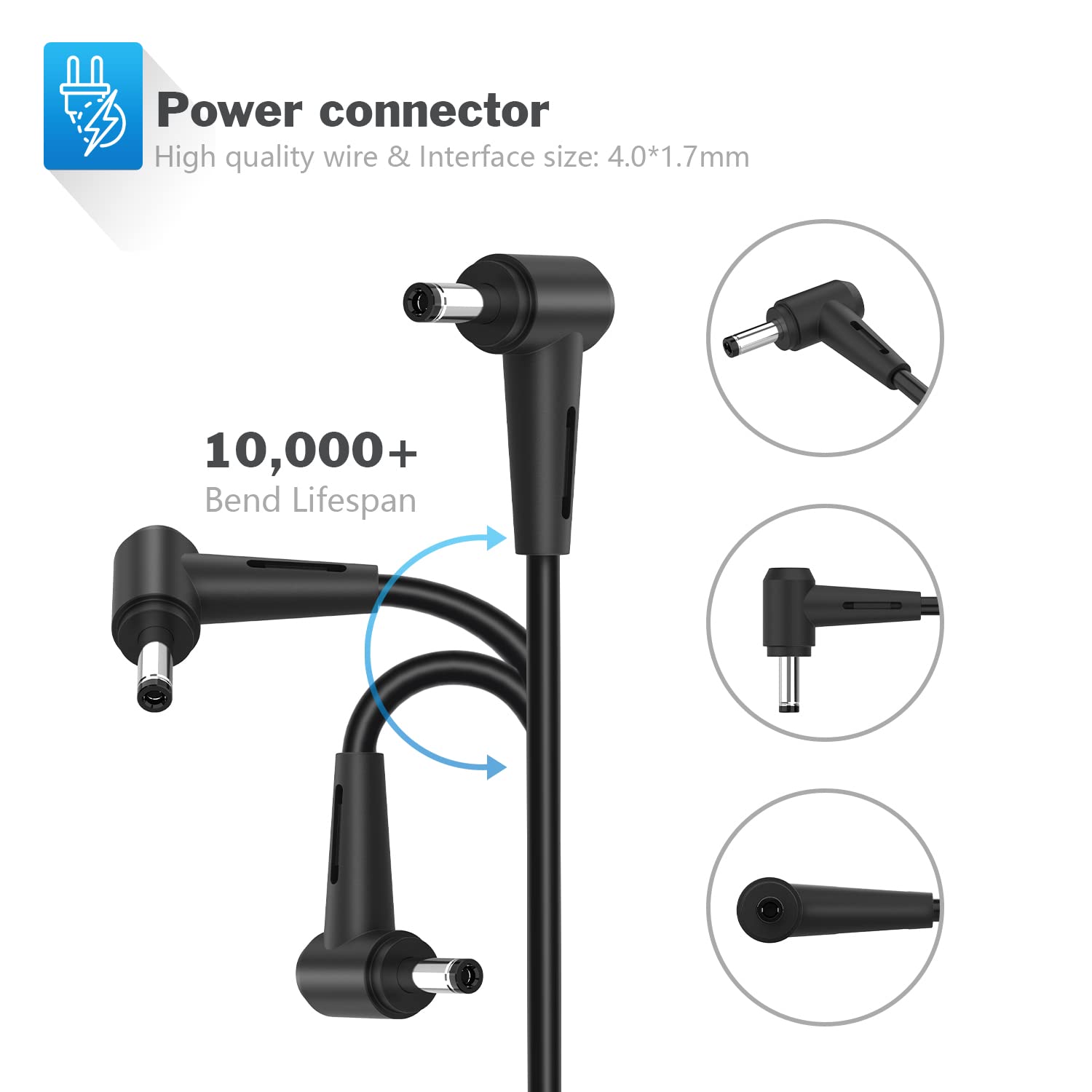 65W Laptop Charger Wall Adapter For Lenovo Ideapad 710S 710 510S 510 310 110 100 100; Yogo 710 510 Flex 4 1480 1580 Laptops P/N: Adlx65Clgu2A 5A10K78745