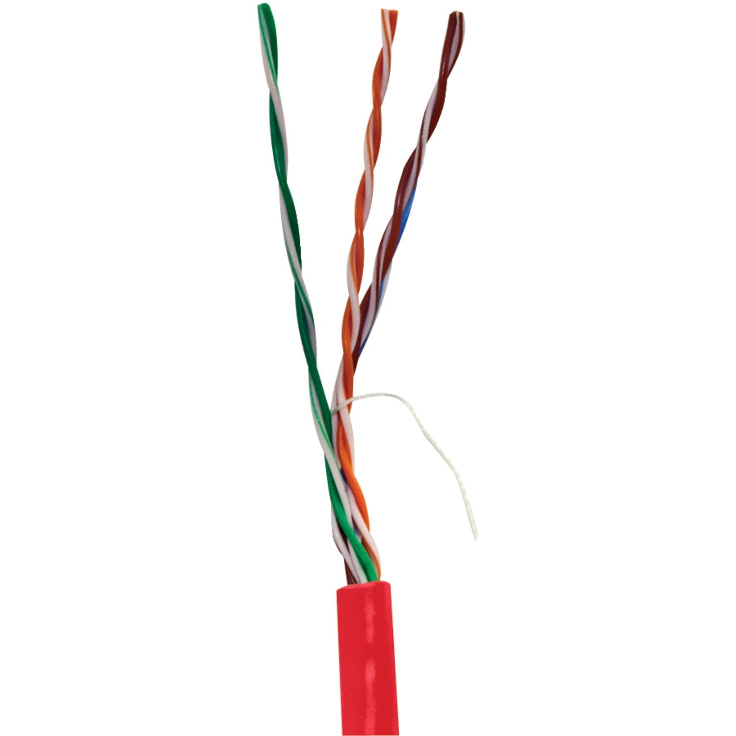 Vericom MBW5U-01554 CAT-5E UTP Solid Riser CMR Cable, 1,000ft (Red)