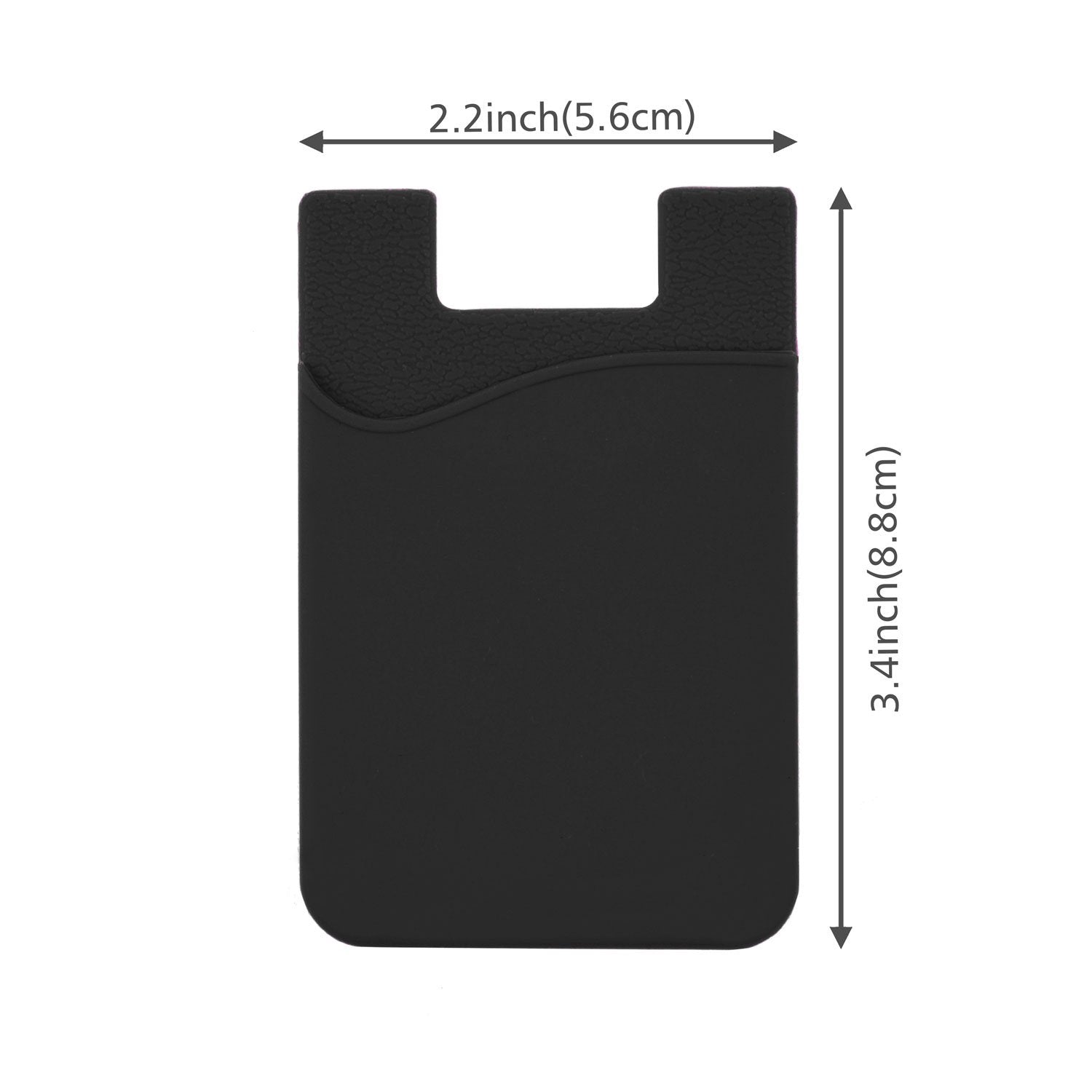 Credit Card/Id Card Holder - Can Be Attached To Almost Any Phone - Carry Essential Cards With Your Phone - Silicone Material, Ca