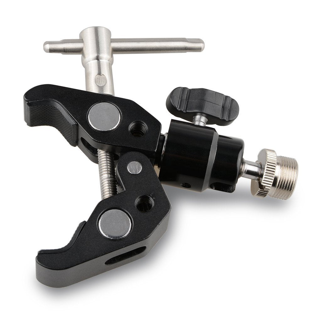 Camvate Crab Clamp Articulated 1/4 Mini Ball Head For Microphones   1465