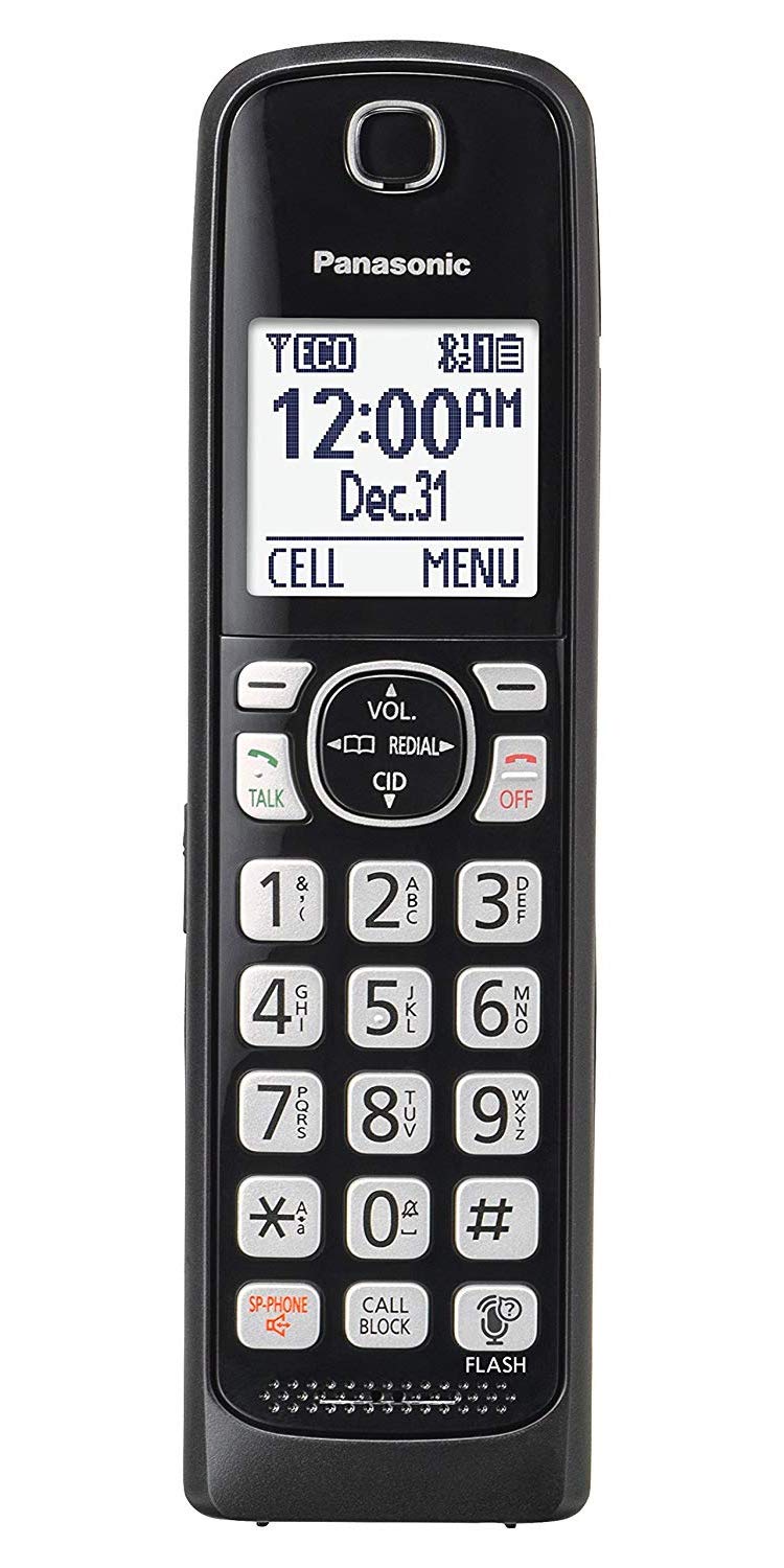 Panasonic Additional Cordless Phone Handset Accessory Compatible With Kx Tgf540/570/Tg785 Cordless Phone Systems Series   Kx Tgf