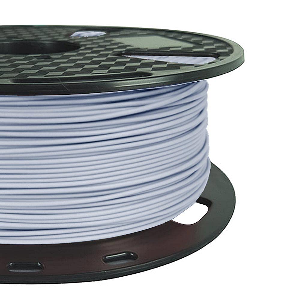 Cc3D Pla Max Pla Filament Blue Gray 1Kg 1.75 Mm 3D Printing Filament 2.2Lbs Spool Stronger Pla Pro Plus Filament Light Grey Colo