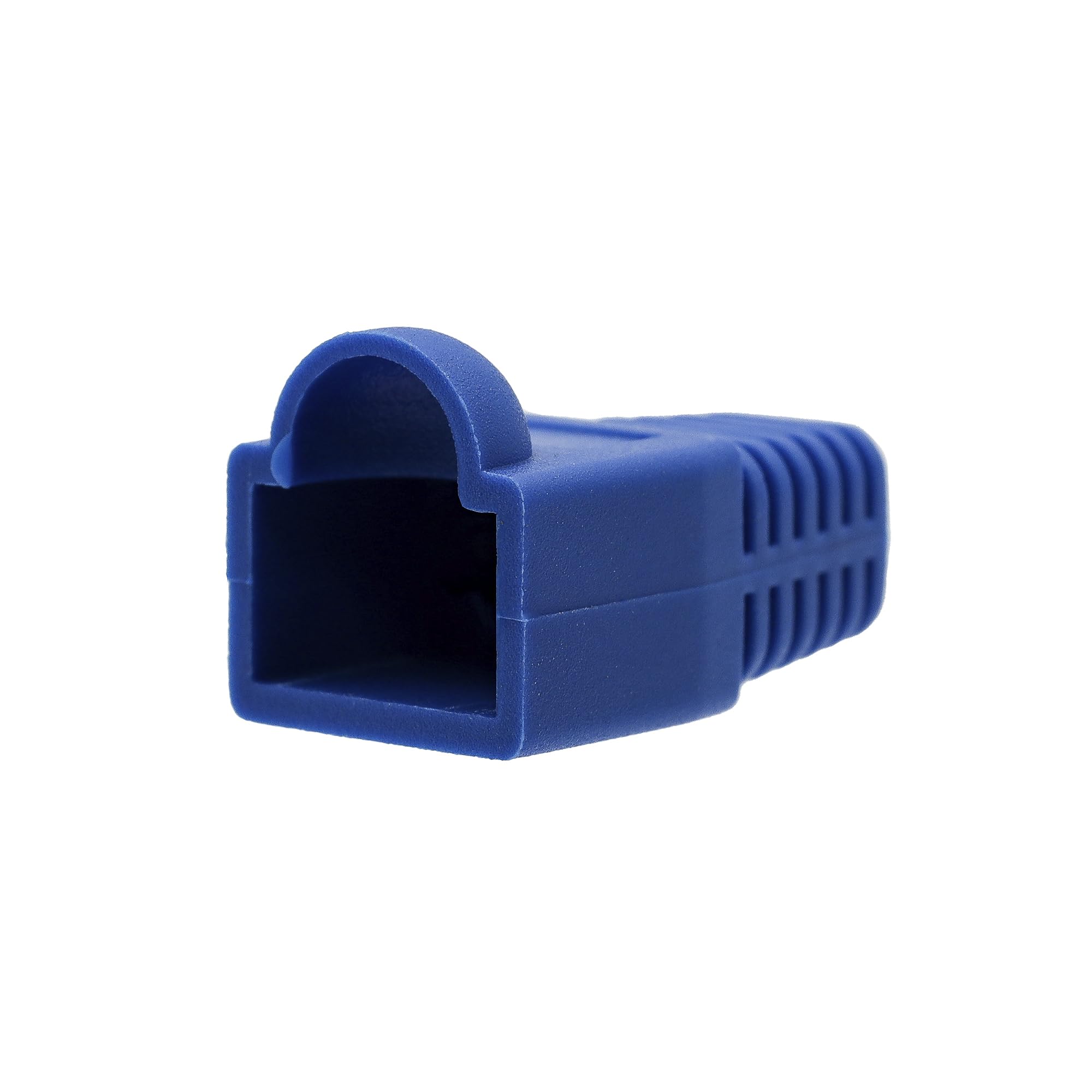 Poe Texas Cat6 Strain Relief Boots   60 Pack   Ethernet Connector Cable Boot For Cat 5 / Cat 5E / Cat 6 Cable Ends   Cable Strain Relief   Cat 6 Connectors Rj45 Strain Relief Boots   Rj45 Boot (Blue)