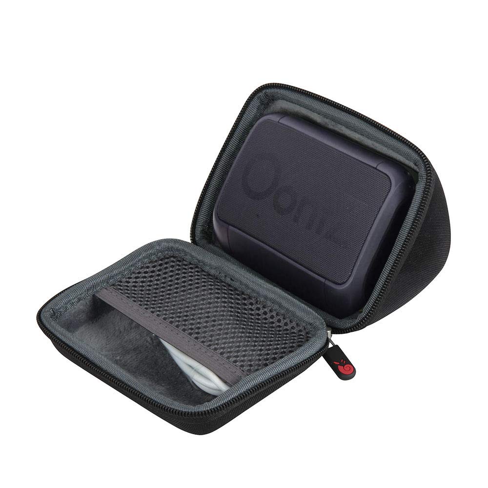 Hermitshell Hard Travel Case For Oontz Angle Solo Bluetooth Portable Speaker (Black)
