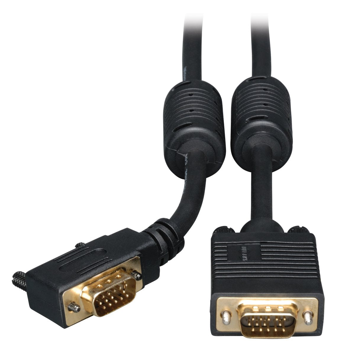 Eaton Tripp Lite Series Vga High-Resolution Rgb Coaxial Cable (Hd15 M/M), Right-