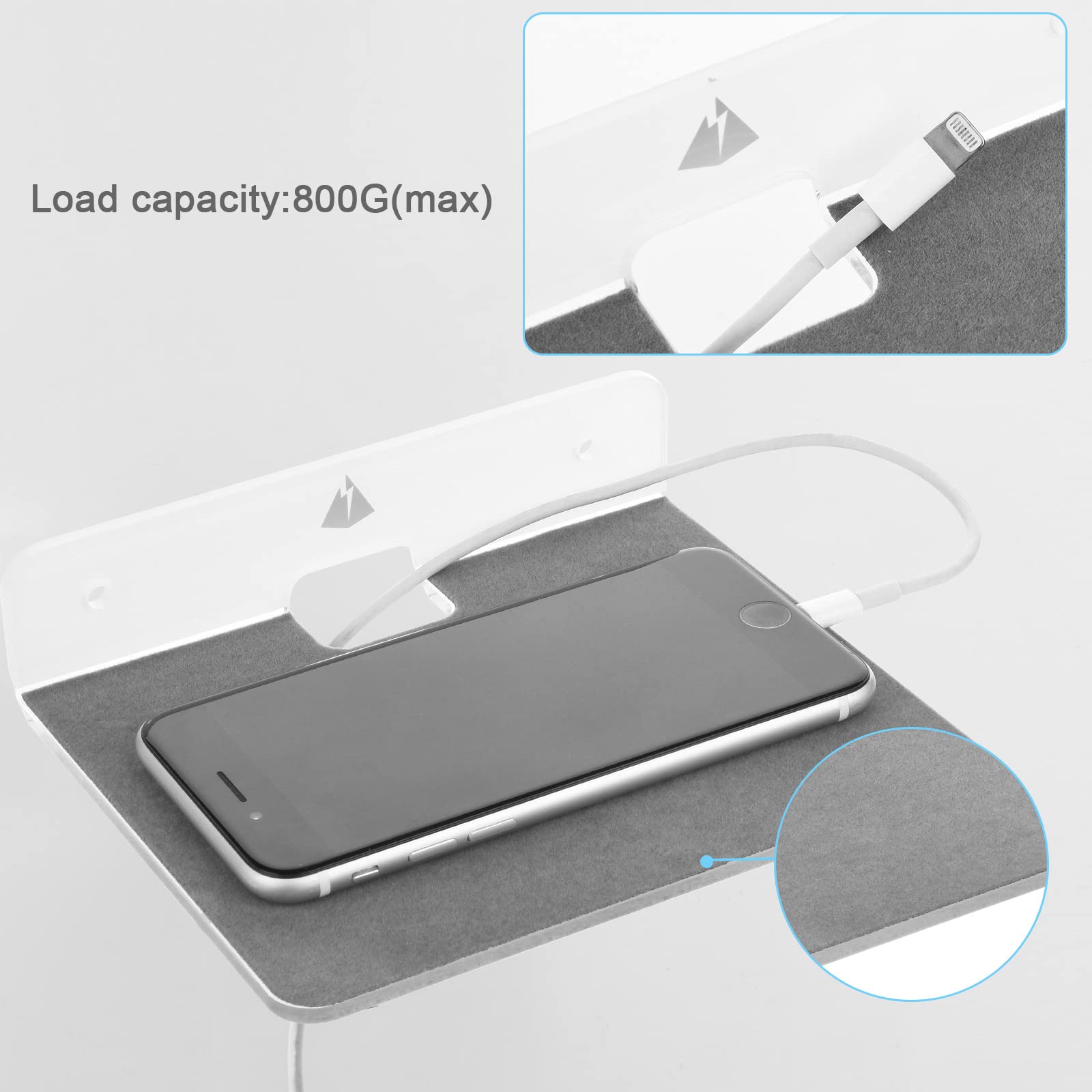 Txesign Wall Shelves Speaker Shelf 2 Pack, Small Wall Shelves Speaker Mount For Bluetooth Speaker, Webcam, Cell Phones, Toy Disp