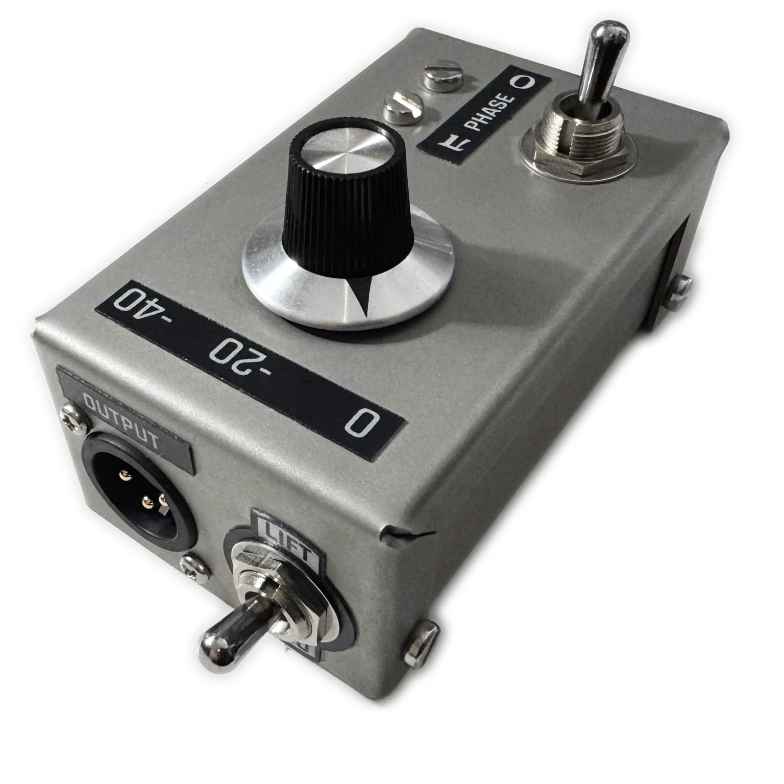 Hand-Made Guitar Effect Pedal High-Performance DI Passive Direct Box Unit Hum Eliminator w/Input Attenuator, 1/4 Impedance Tra