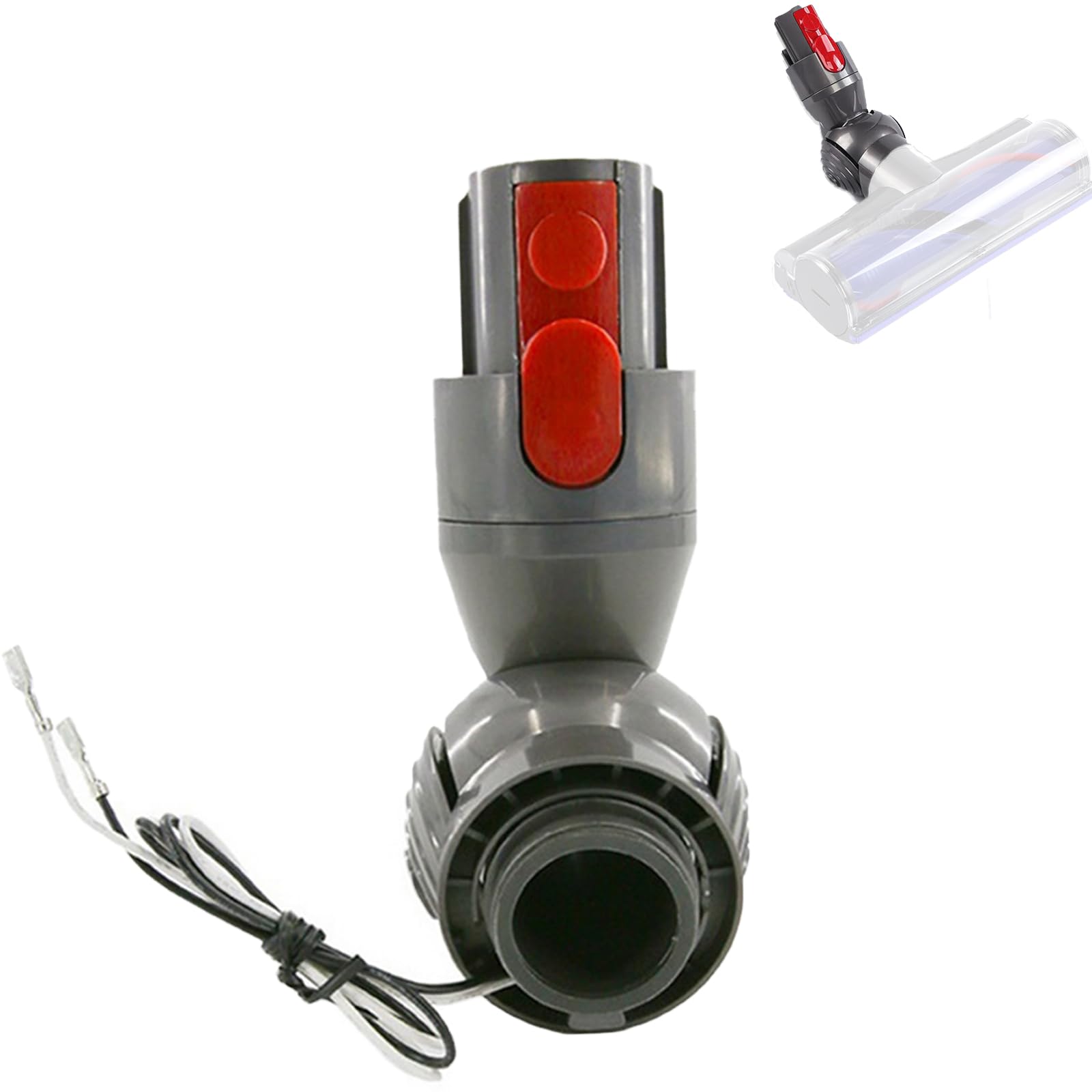 50W Direct Drive Head Connector For Dyson V8 V10 Vacuum Cleaner Floor Brush Connection Head Replace Accessories Parts