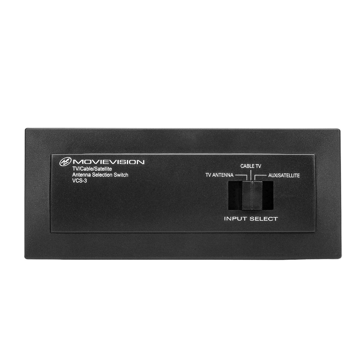 3 Position Antenna Switch Box With 3 Inputs & 1 Output For Tv/Aux Sat/Cable