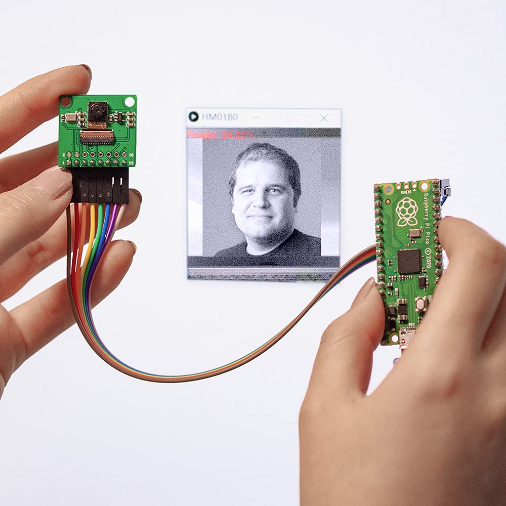 Arducam For Raspberry Pi Pico Camera, Hm01B0 Monochrome Qvga Camera Module