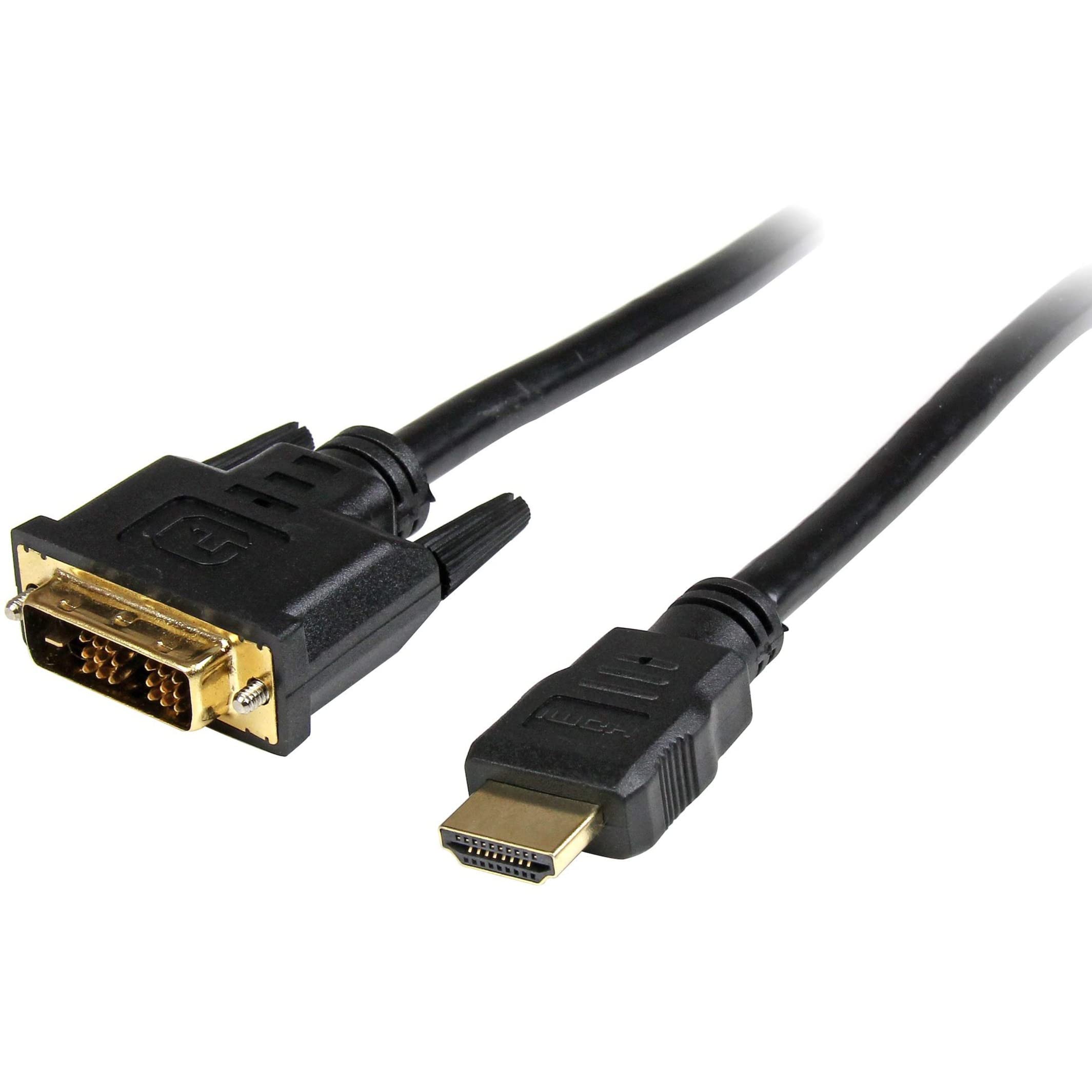 Startech.Com 3 Ft Hdmi To Dvi D Cable   Hdmi To Dvi Adapter / Converter Cable   1X Dvi D Male, 1X Hdmi Male   Black, 3 Feet (Hdd