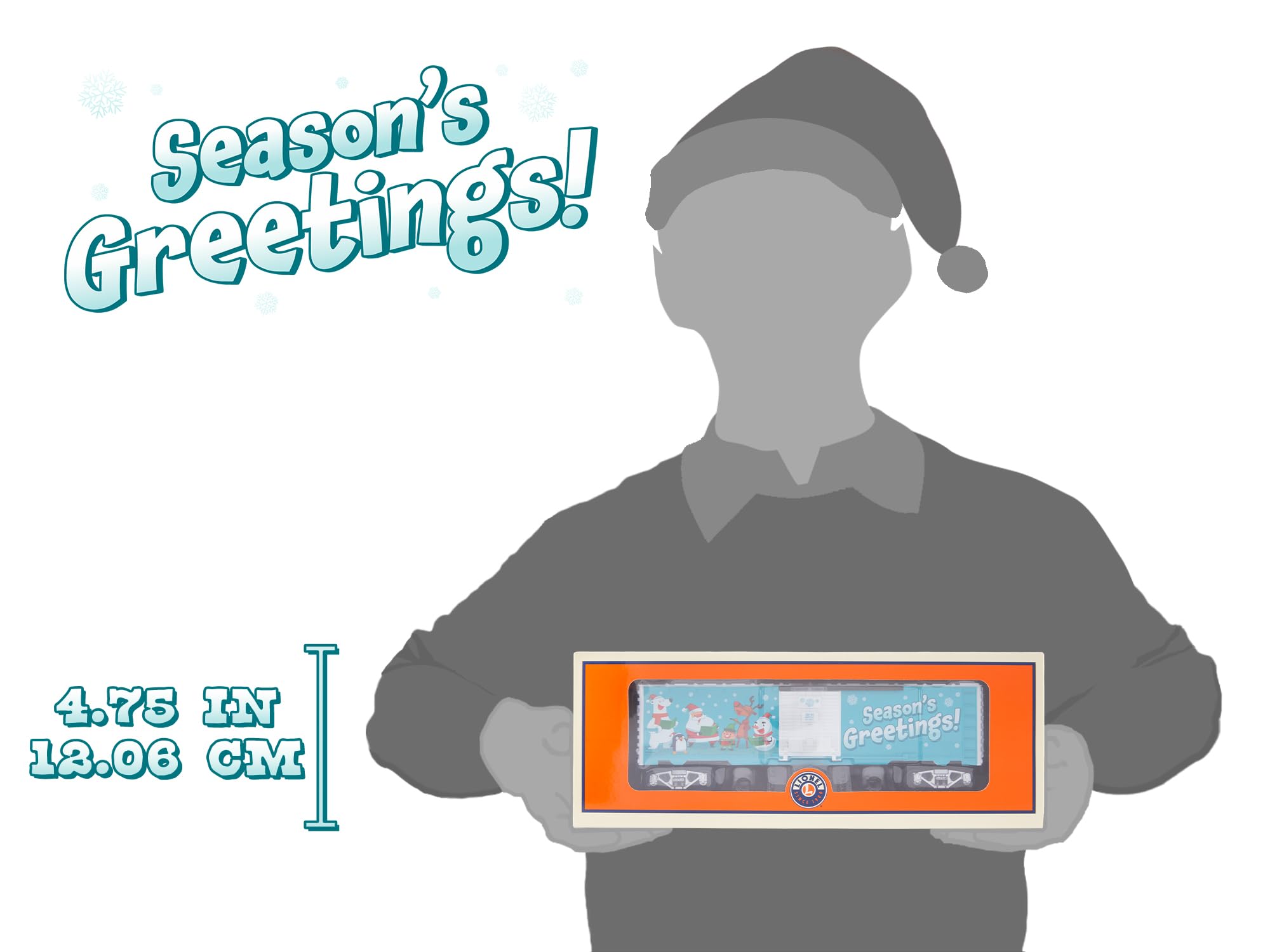 Lionel 2022 Christmas Music Boxcar Plastic Car Toy Vehicle