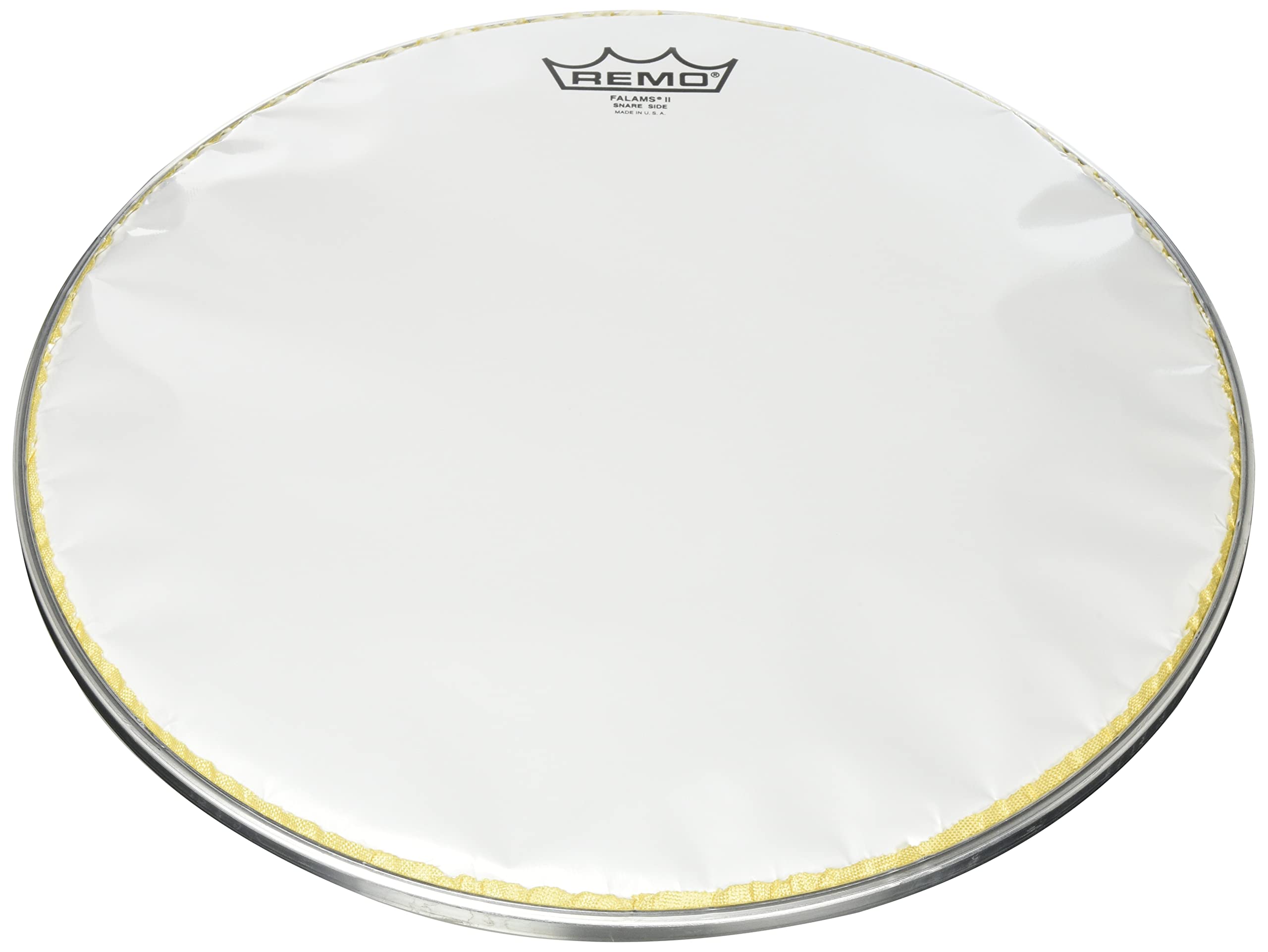 Remo Snare Side, Crimped, Falams Ii, Smooth White(Tm), 14'' Diameter