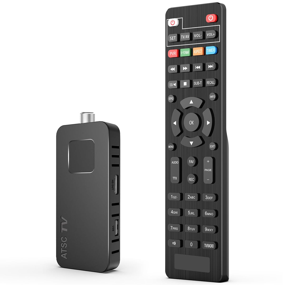 Digital Converter Box For Tv [2024 Updated], Atsc Tv Tuner [Hidden Behind Tv], Watch & Record Free Over-The-Air Channels On Tvs,