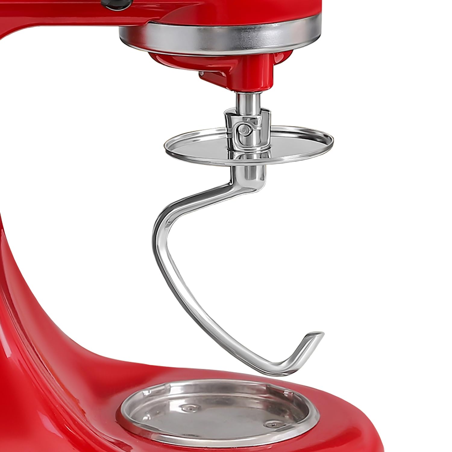 Stainless Steel Dough Hook For Kitchenaid 4.5 5 Quart Tilt Head Stand Mixers, Dishwasher Safe Metal Kneading Bread Hook Attachme