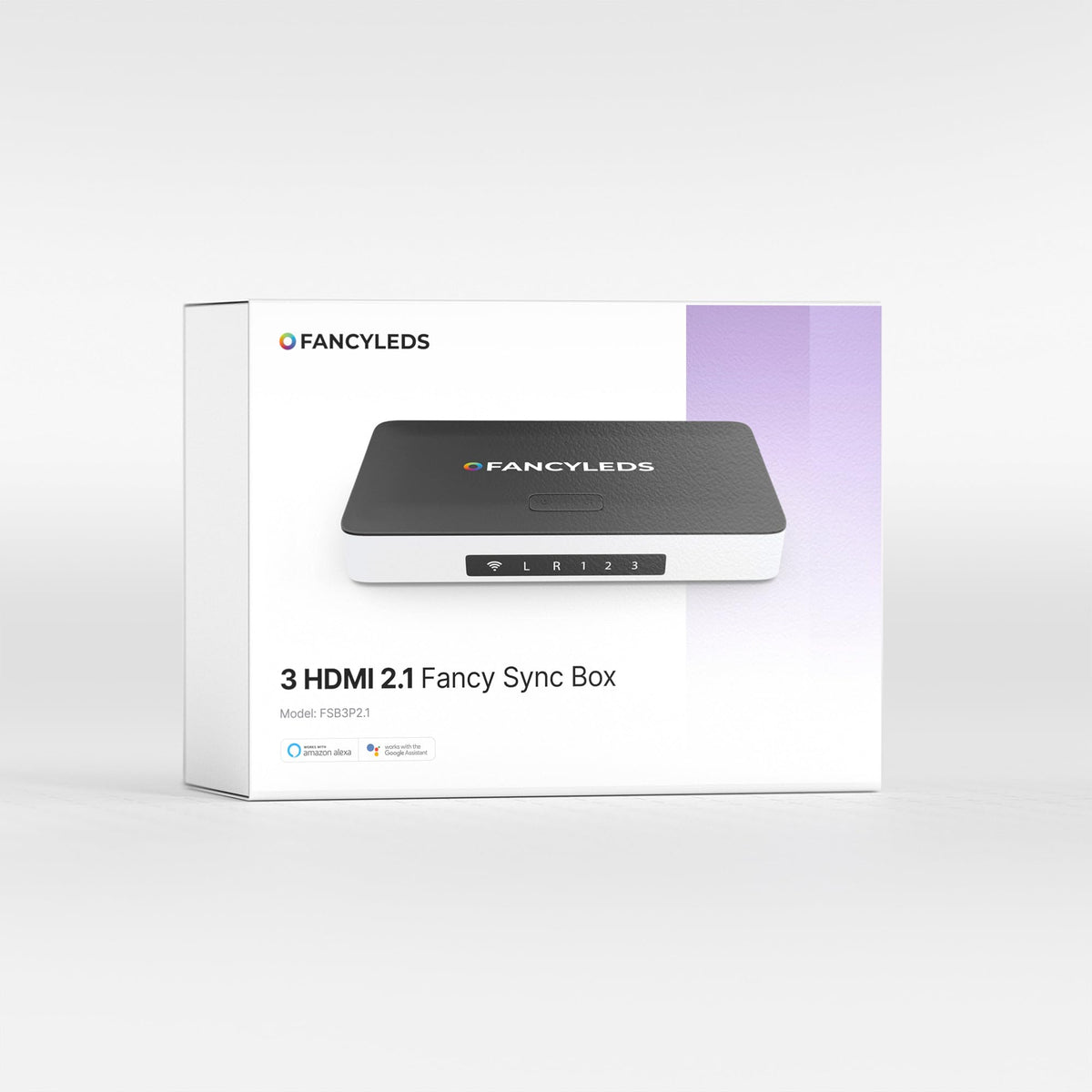 New Rgbw 3 Hdmi 2.1 Fancy Sync Box Streaming Media Syncing Device With 3 Hdmi Ports, 4K 120Hz, Hdr, And Movie Support (For 56''