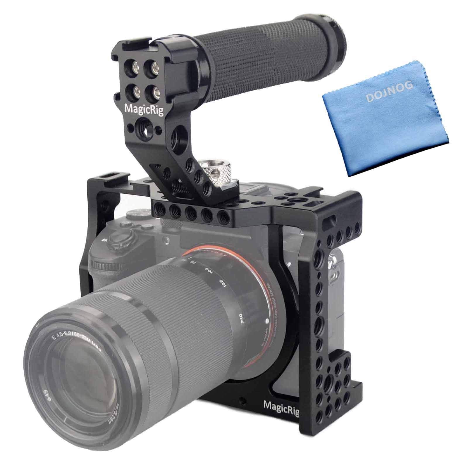 MAGICRIG A7RIII /A7III /A7M3 Full Cage Only for Sony A7RIII / A7R3 / A7III / A7M3(A7R Mark III/ILCE-7RM3),with 5 Cold Shoe Mount