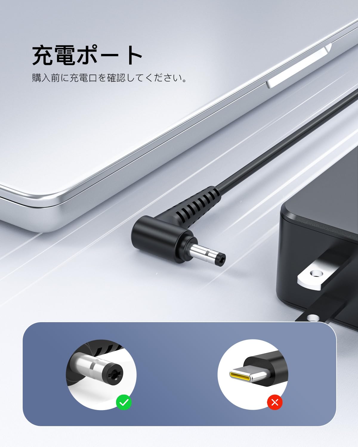 Charger Fit For Lenovo Ideapad L340 L340-15 L340-17 L340-15Iwl L340-15Iwl Touch L340-17Iwl Laptop (45W,Safety Certified By Ul)