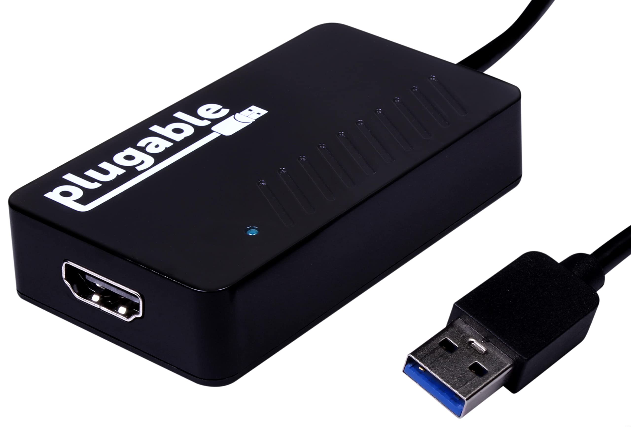Plugable USB 3.0 to HDMI Video Graphics Adapter with Audio for Multiple Monitors up to 2560x1440 Supports Windows 11, 10, 8.1, 7