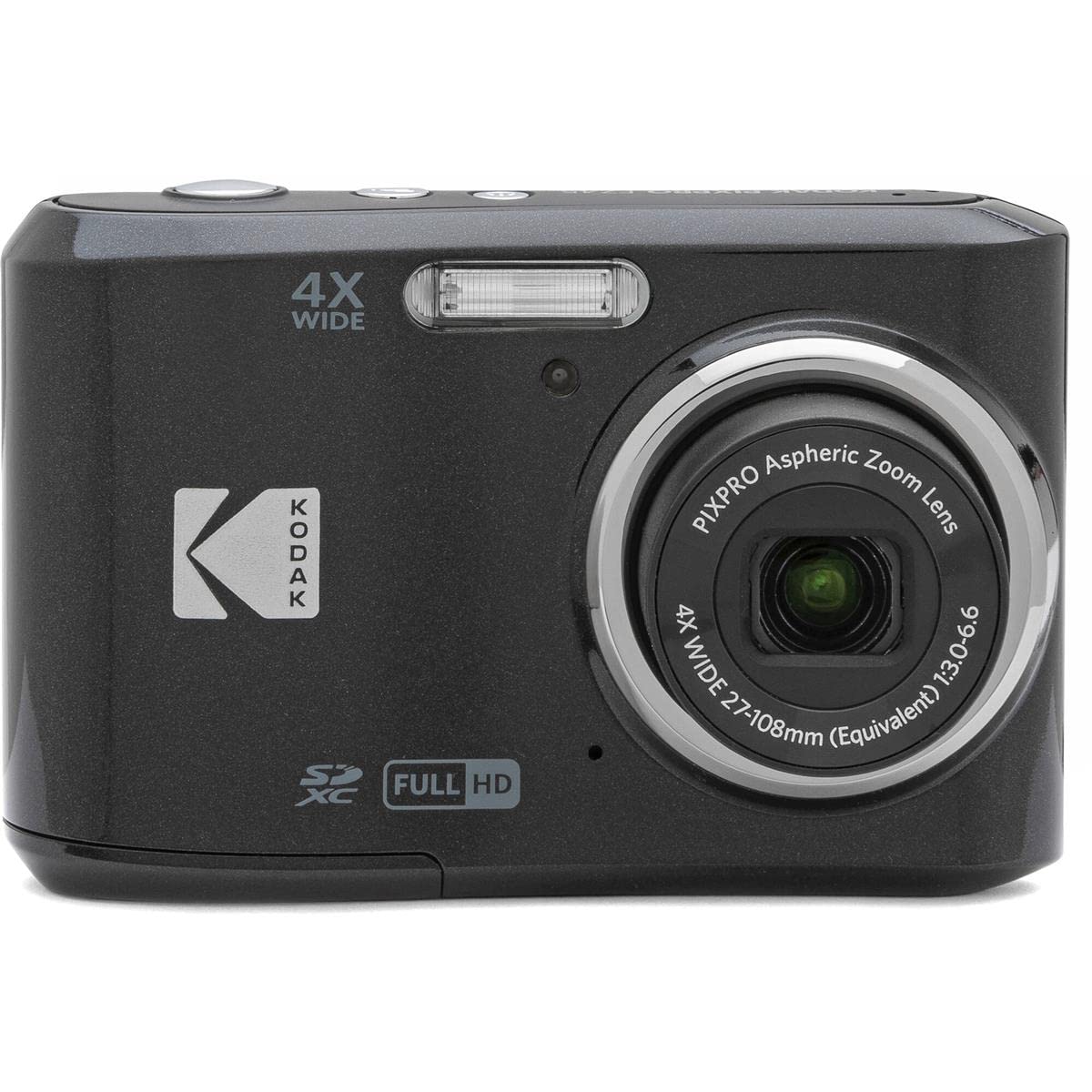 KODAK PIXPRO Friendly Zoom FZ45-BK 16MP Digital Camera with 4X Optical Zoom 27mm Wide Angle and 2.7 LCD Screen (Black)