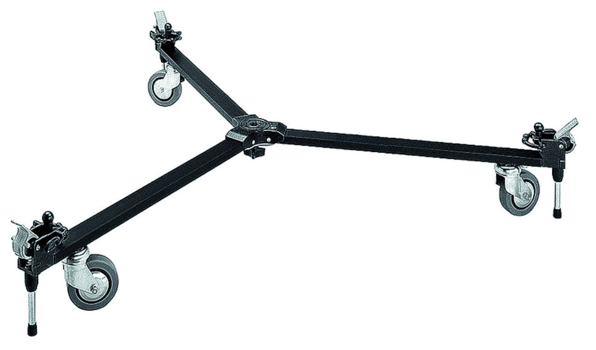 Manfrotto 127 Video Dolly With 3 Inch Wheels   Replaces 3127,Black