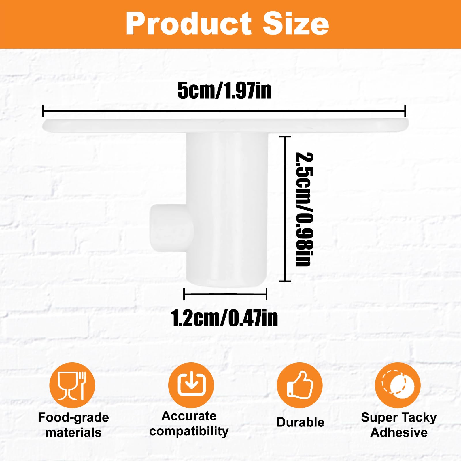 Stand Mixer Attachment Holders Compatible With Kitchenaid Mixer Accessories (White)