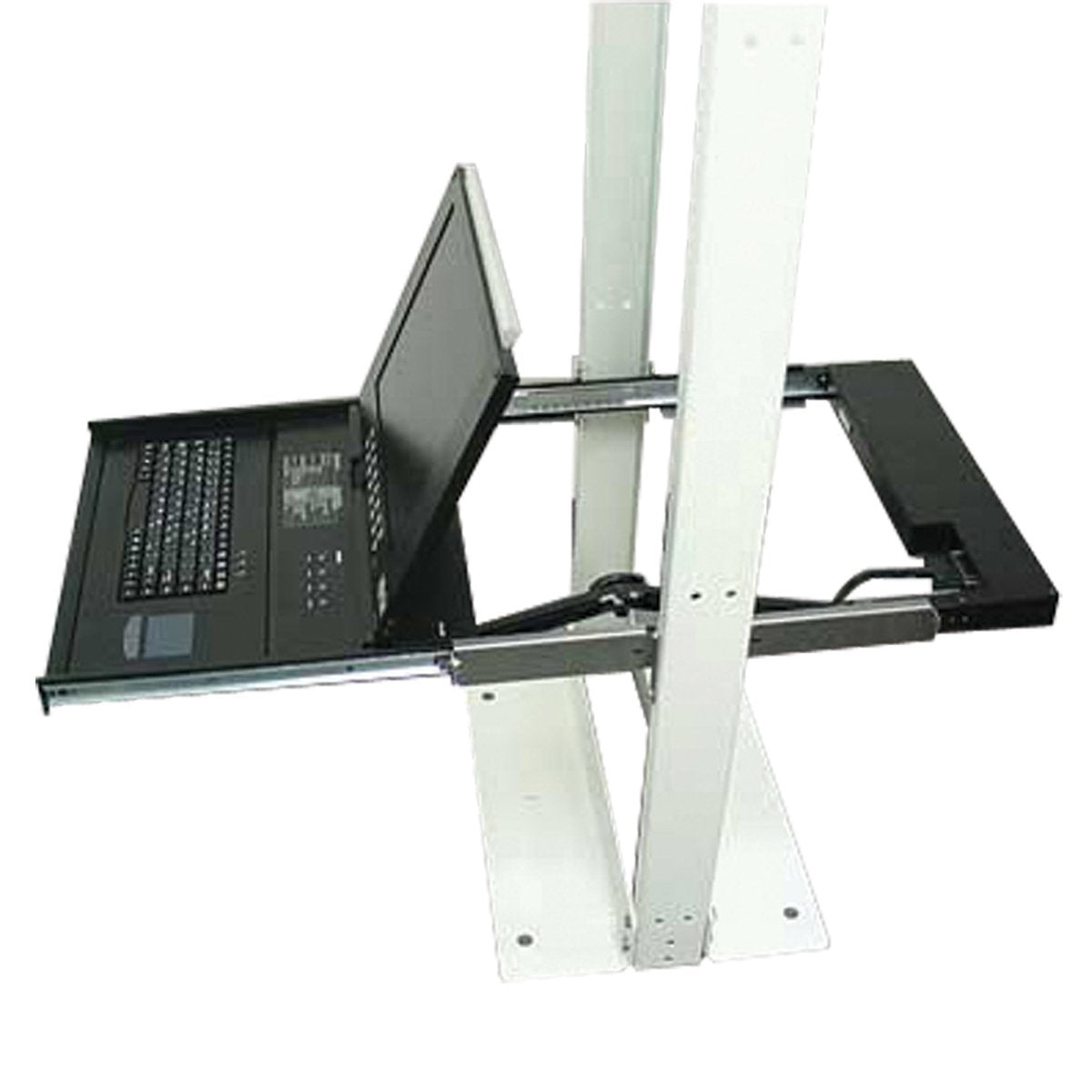 Tripp Lite B019000 2Post Rackmount Bracket for B020, B021, B040 and B070 Consoles and KVM Consoles, Black
