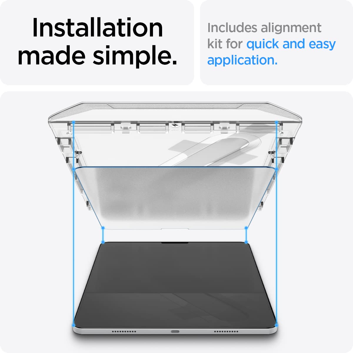 Spigen Papertouch Tempered Glass Screen Protector [Glastr Ez Fit Papertouch] Designed For Ipad Pro 11' & Ipad Air 5Th & Ipad Air 4Th