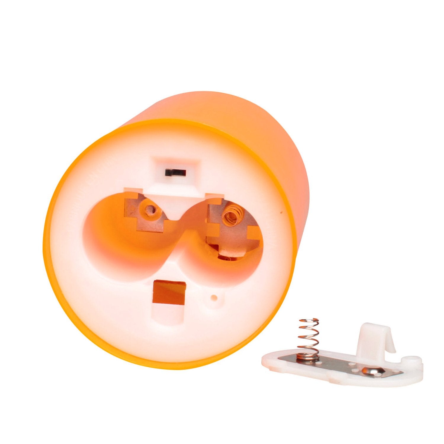 Flameless Flickering Plastic Led Candle, 6 Pack Battery Operated Pumpkin Color Remote Candle With Timer ,Fall, Autumn, Halloween