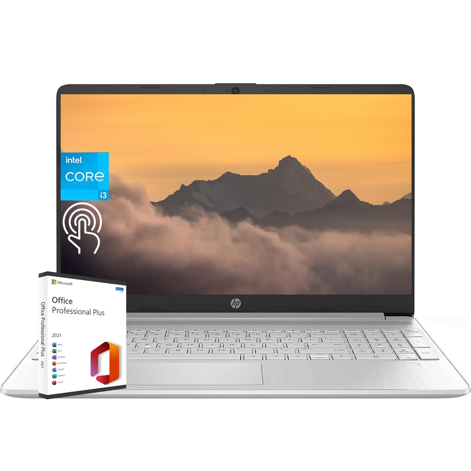 Hp 2024 Newest Laptop For Business And Student, 15.6'' Hd Touchscreen, Intel 6 Core I3 1215U Processor, 16Gb Ram, 512Gb Ssd, Lnt