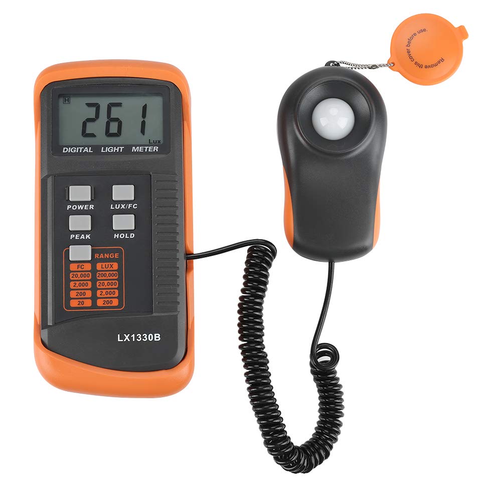 Liebewh Lx1330B Digital Luxmeter Lcd Display Light Meter Lux Meter Photometer 0 200,000 Lux Testing Illuminometer