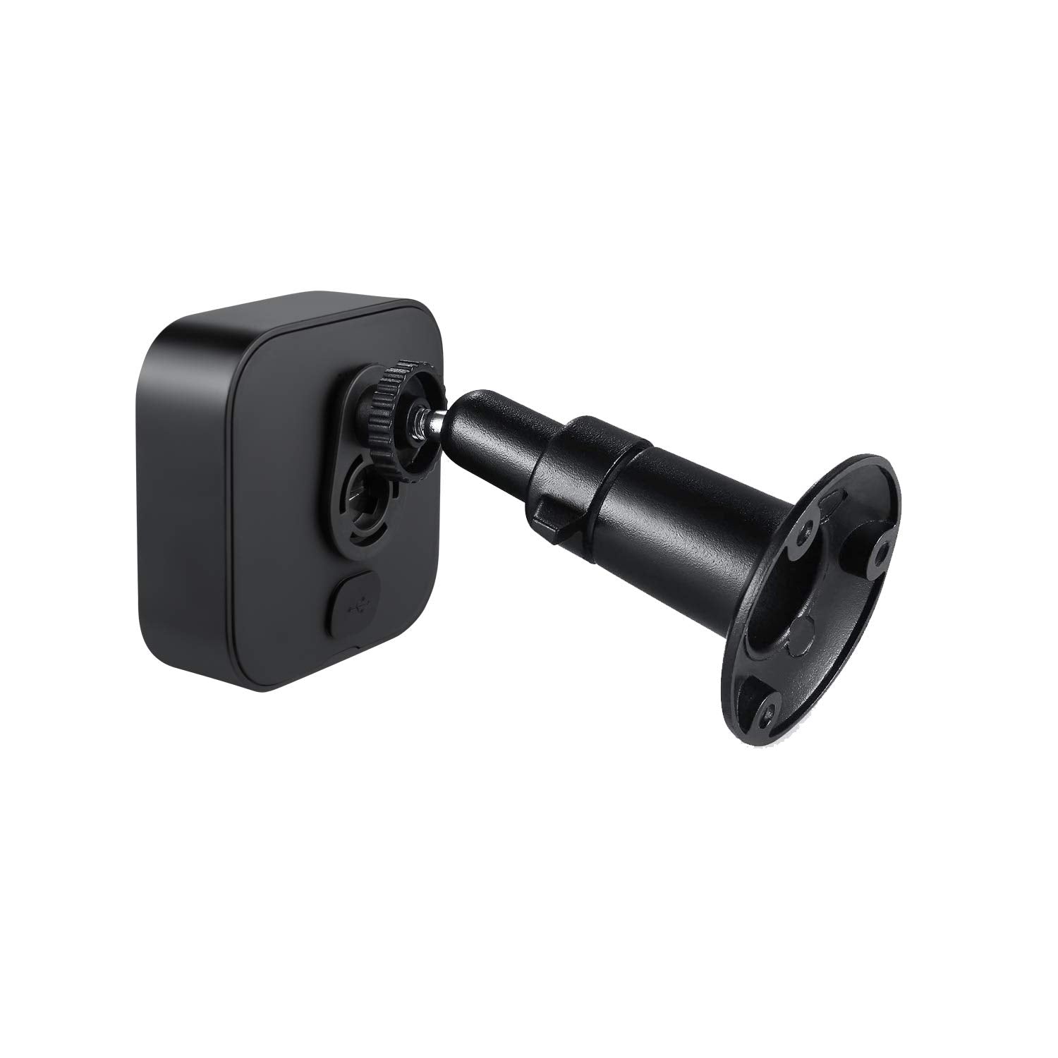 Wasserstein Adjustable Metal Wall Mount Compatible With Blink Outdoor/4/Xt/Xt2 (3 Pack, Black)