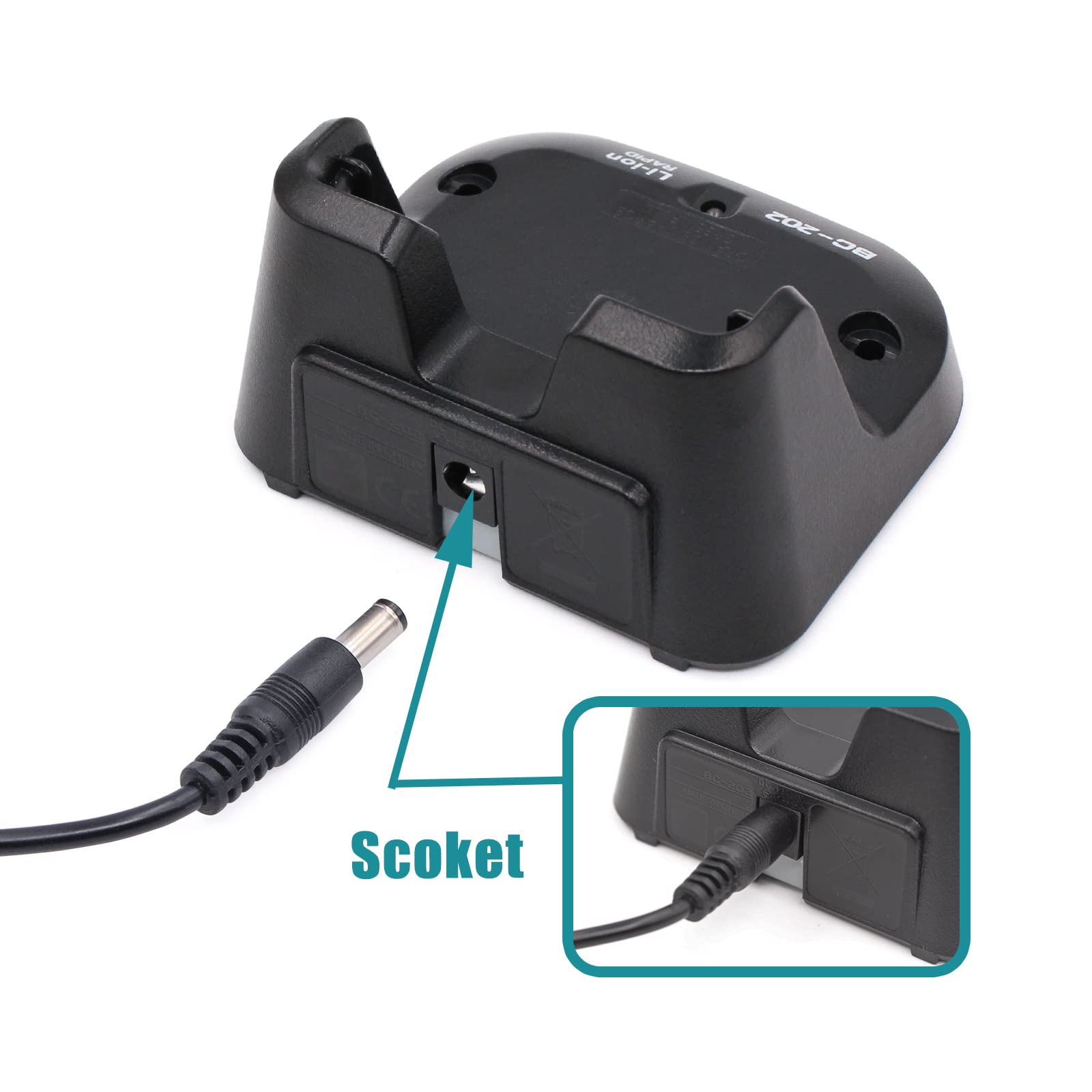Replace Bc 202 Rapid Charger Compatible For Icom Id 31A Id 31E Id 51A Id 51E Id 52A Id 52E Radio Icom Bp 307 Bp 272 Bp 272Li Bp