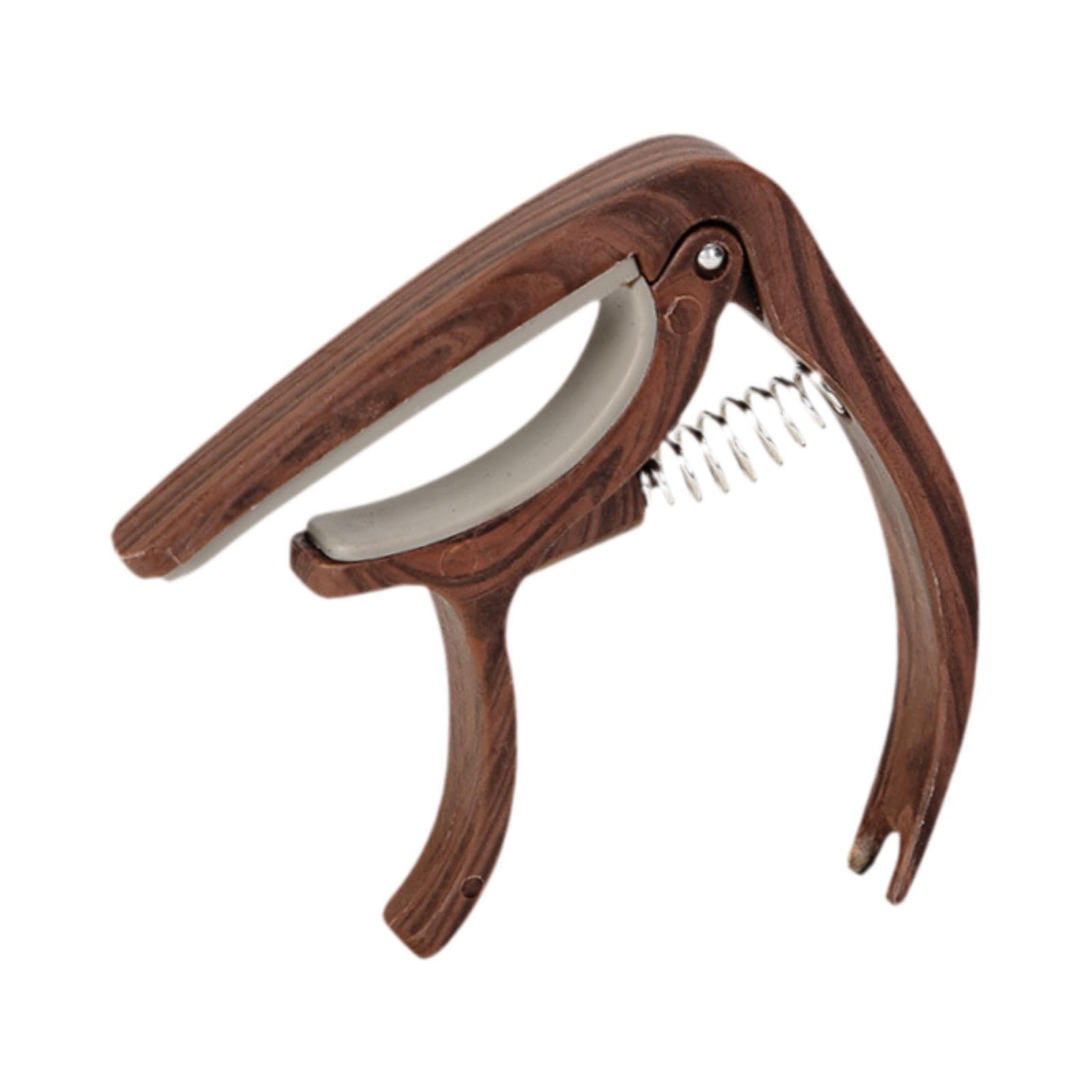 EnakshiAcoustic Guitar Capo Musical Instruments Accessories Wood Guitar Tuner Clamp Deep Wood Grain|Musical Instruments & Gear|G