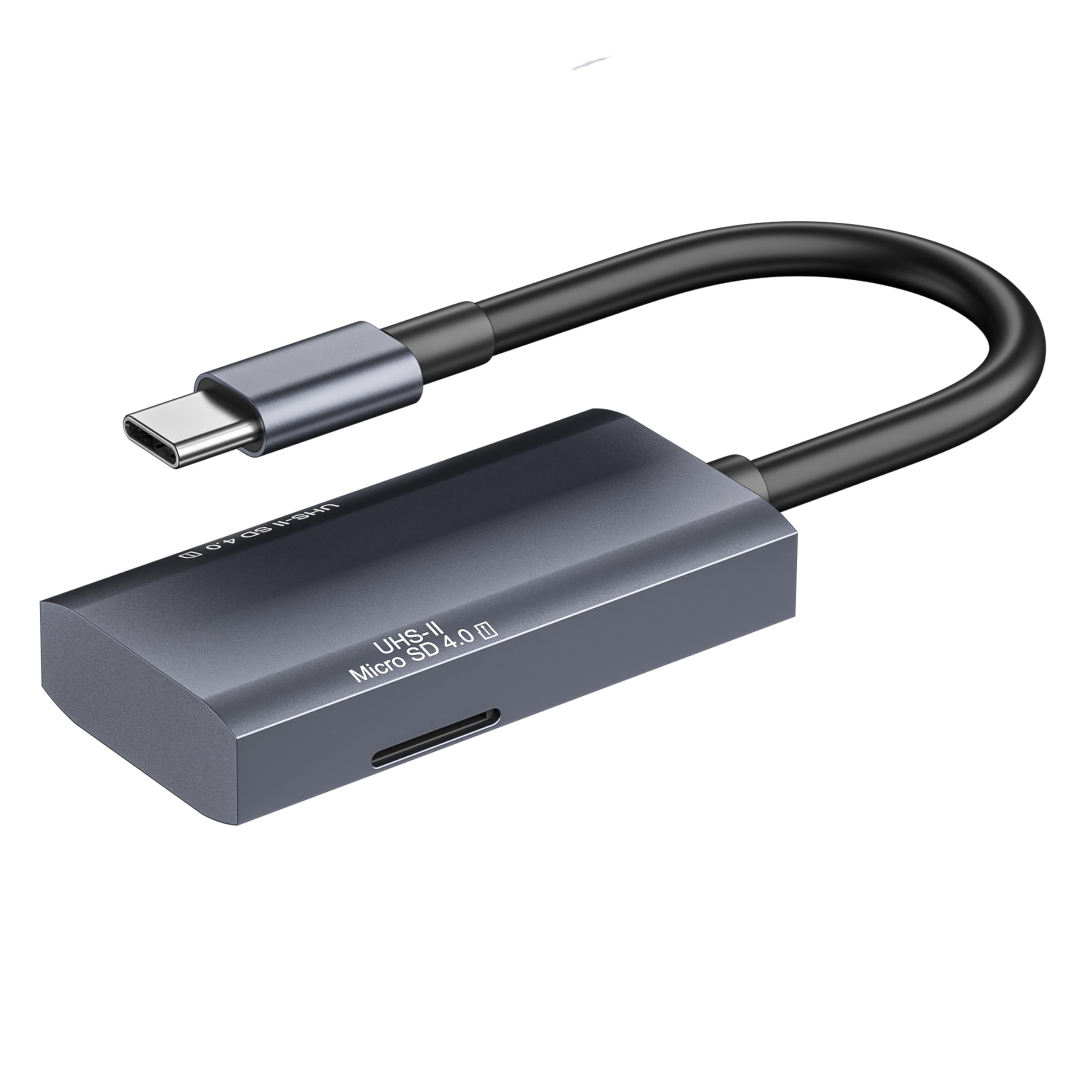 Uhs Ii Sd 4.0 Card Reader, 2 In 1 Type C Sd Memory Card Reader For Iphone 15/Android Phone/Ipad/Mac/Laptop/Mini Pc/Tablets,Support Sd Micro Sd Sdxc Sdhc Mmc Rs Mmc Micro Sdxc Uhs Ii And Uhs I Cards