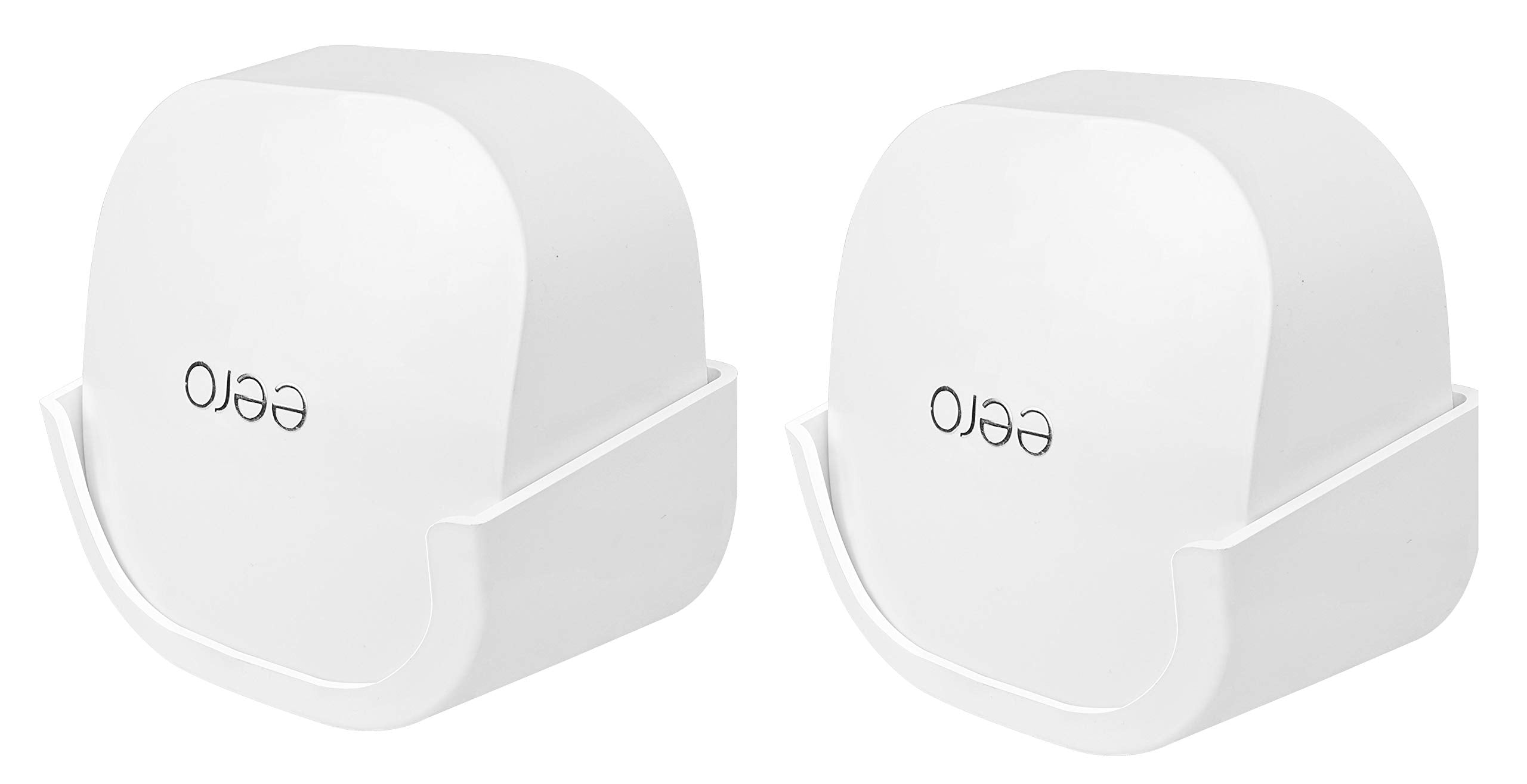 Wall Mount For Eero 6, Screwless Vhb Holder For Mounting Eero 6 Dual Band Mesh Wi Fi 6 Without Drilling (Strongly Adhesive, 2 Pa