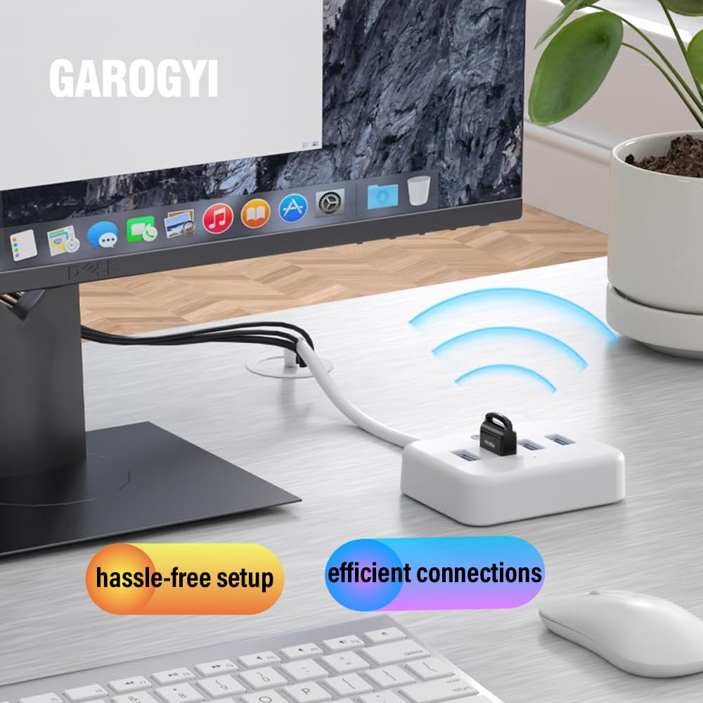 Garogyi Usb Bluetooth 5.4 Adapter For Pc Supports Windows 11/10/8.1/7,Plug & Play On Windows11/10, Mini 5.4+Edr Bluetooth Dongle