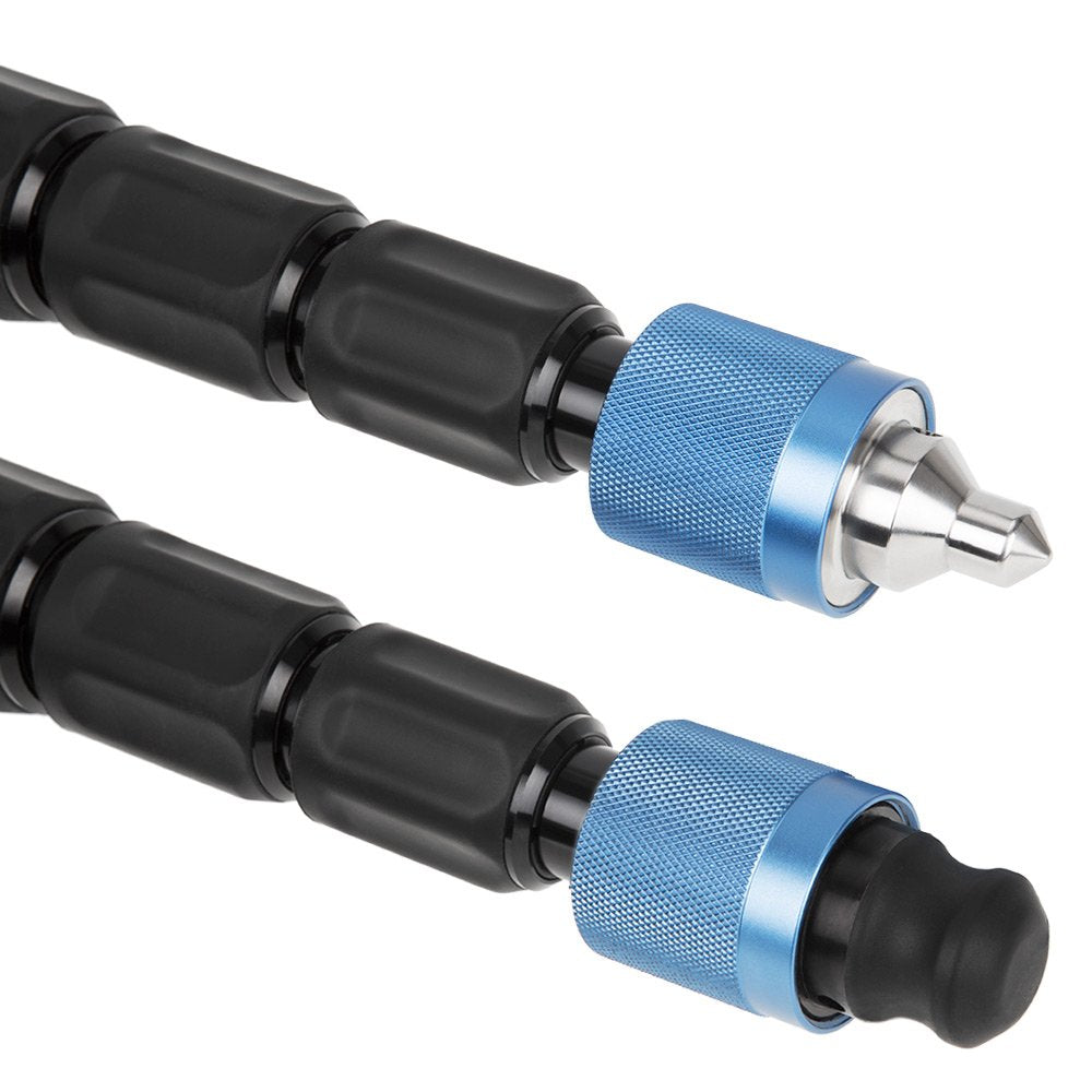 Sirui 6952060001753 P 424Sr Carbon Fiber Photo/Video Monopod, Extends To 75', Supports 26.5 Lb, Gray