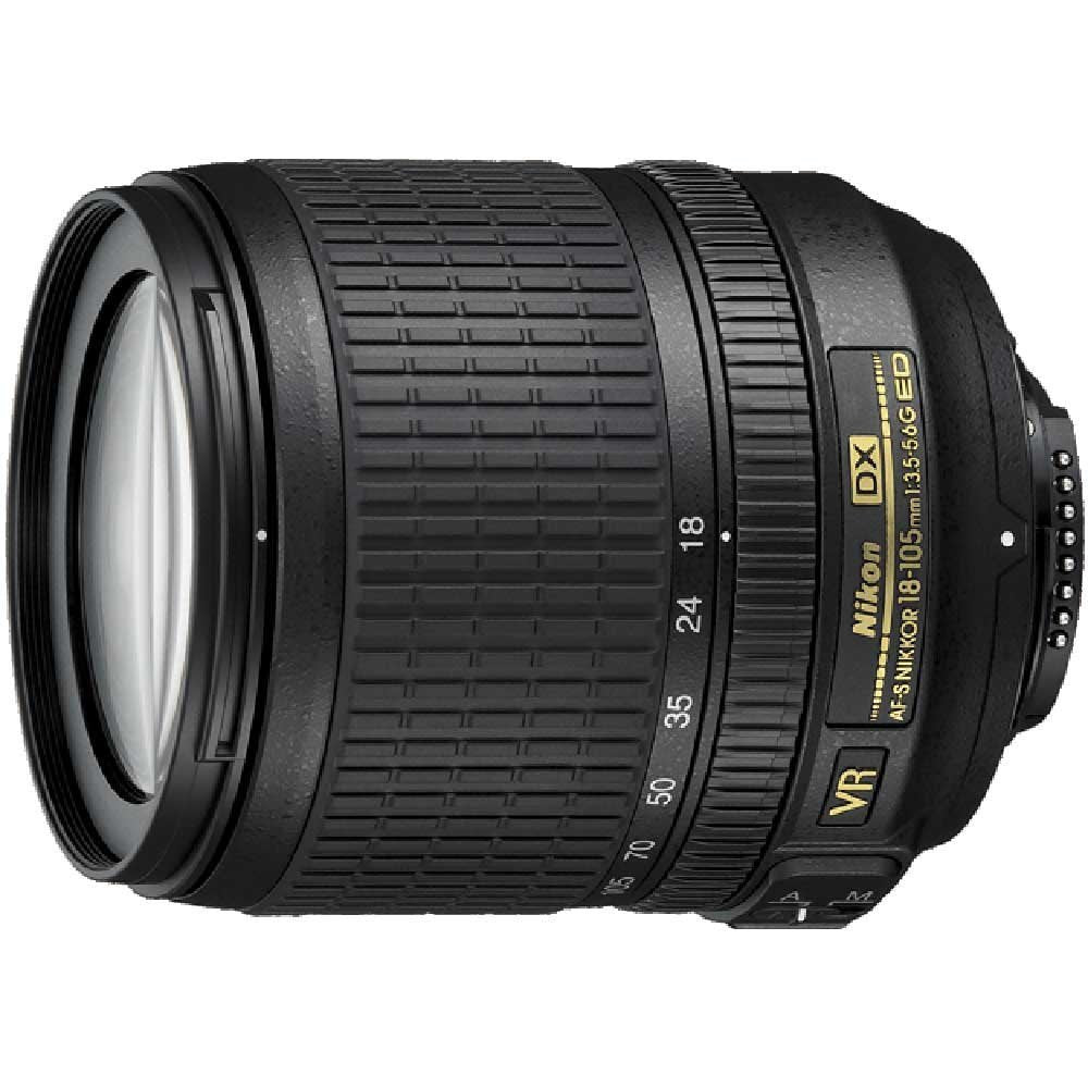 Nikon Af S Dx Nikkor 18 105Mm F/3.5 5.6G Ed Vibration Reduction Zoom Lens With Auto Focus For Nikon Dslr Cameras   (New)