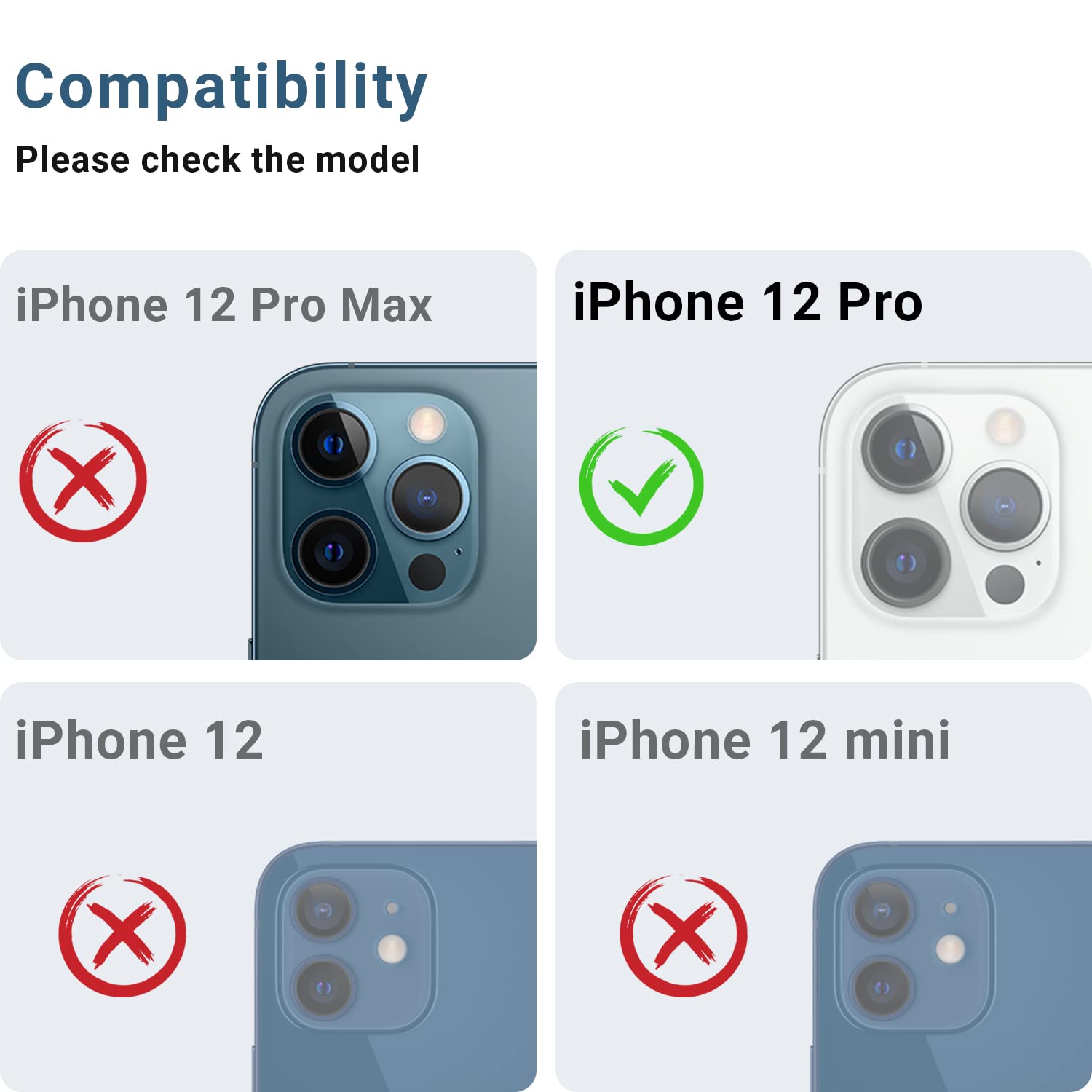 Korecase 2 Pack Camera Protector Compatible With Iphone 12 Pro Max Whole Piece 9H Tempered Glass Anti Scratch Dust Strong Adhesi